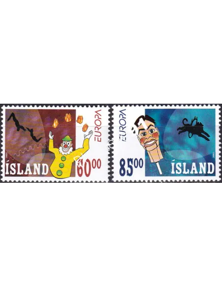 Islande, n° 937 à 938, timbres d'Europe
