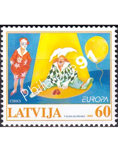 Lettonie, n° 538, collection timbres Europe