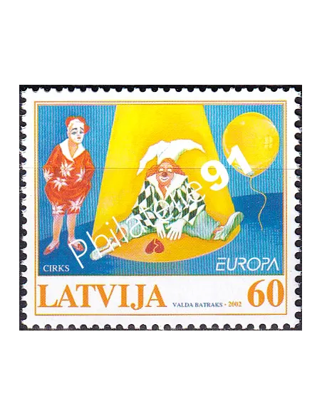 Lettonie, n° 538, collection timbres Europe