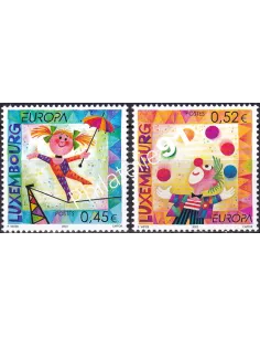 Luxembourg, n° 1524 à 1525, collection timbres Europe