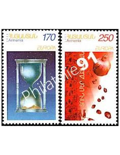 Timbre d'Arménie n° 431 et 432, EUROPA 2003, collection timbre Europe