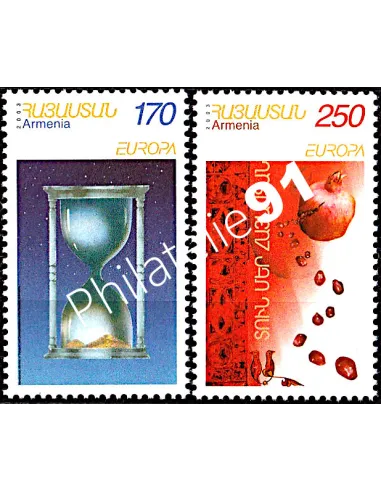 Timbre d'Arménie n° 431 et 432, EUROPA 2003, collection timbre Europe