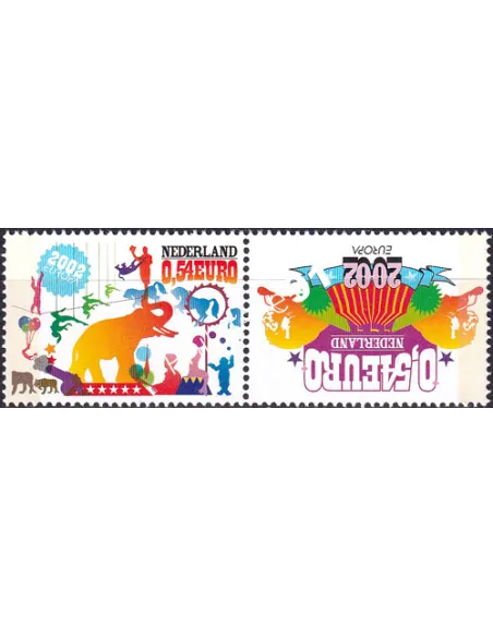 Pays-Bas, n° 1946 à 1946, en paire tête-bêche, timbres d'Europe