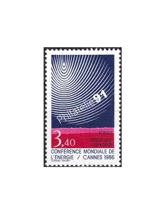 Timbre n° 2445 - Conférence mondiale de l'énergie, à Cannes