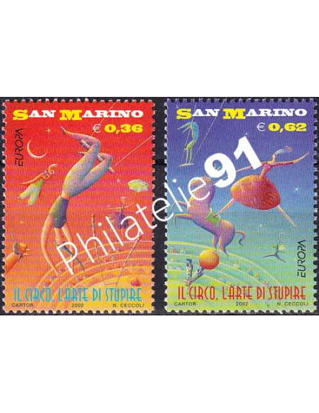 ST-MARIN, n° 1805 à 1806, collection timbres Europe