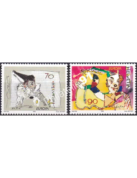 Suisse, n° 1719 à 1720, collection timbres Europe