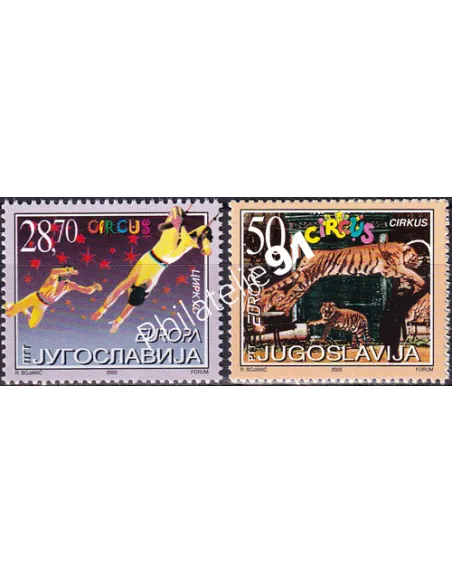 Yougoslavie, n° 2921 à 2922, collection timbres Europe