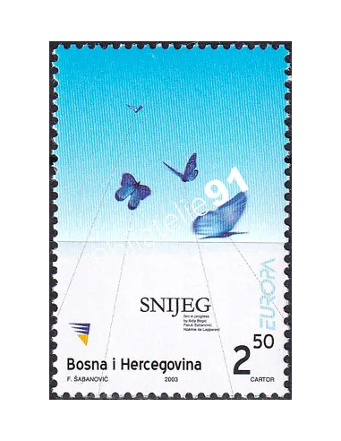 Timbre de Bosnie-Herzégovine n° 397, collection timbres Europa