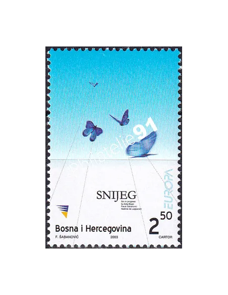 Timbre de Bosnie-Herzégovine n° 397, collection timbres Europa
