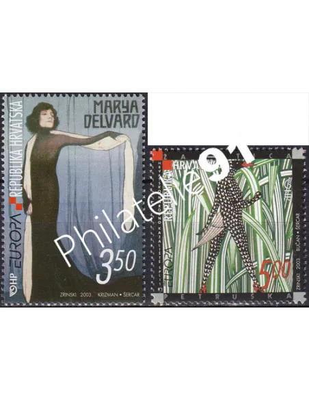 Croatie, n° 612 à 613, collection timbres Europe