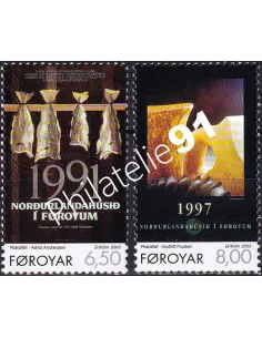 Féroé, n° 444 à 445, collection timbres Europe