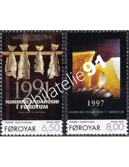 Féroé, n° 444 à 445, collection timbres Europe