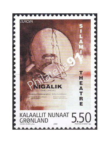 Groenland, n° 380, collection timbres Europe