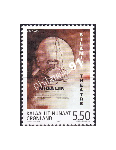 Groenland, n° 380, collection timbres Europe