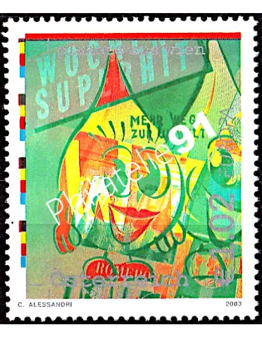 Timbre d'Autriche n° 2245, EUROPA 2003, collection timbre Europe