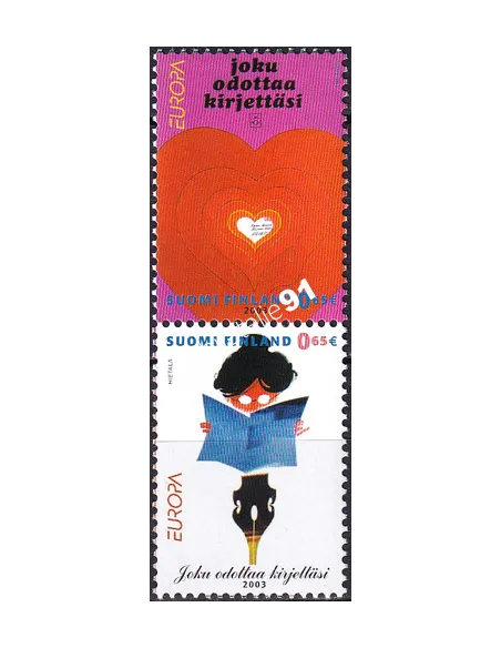 Timbre de Finlande n° 1622A, Art de l'affiche, timbres Europa