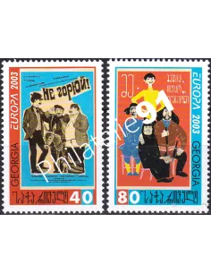 Géorgie, n° 328 à 329, collection timbres Europe