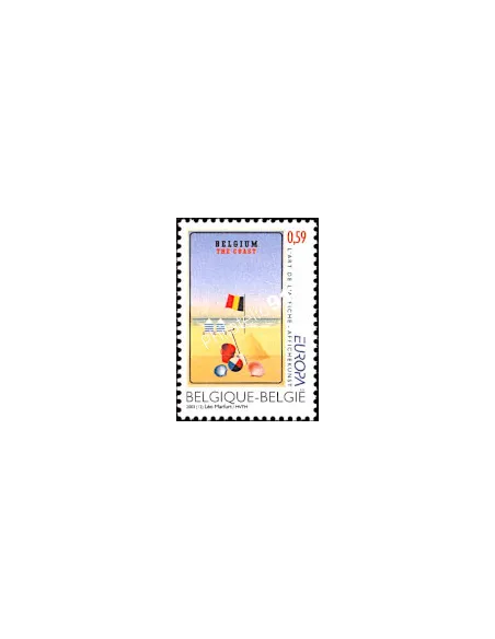 Timbre de Belgique n° 3172, EUROPA 2003, collection timbre Europe