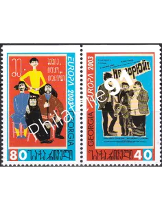 Géorgie, n° 328a à 329a, Paire de carnet, collection timbres Europe
