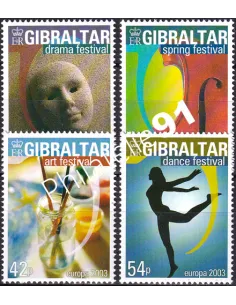Gibraltar, n° 1033 à 1036, collection timbres Europe