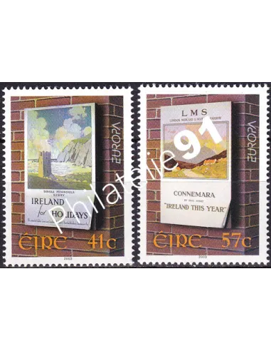 Irlande, n° 1504 à 1505, collection timbres Europe