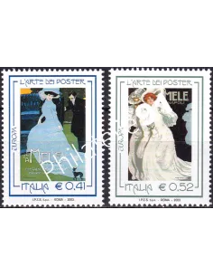 Timbre d'Italie n° 2641 à 2642, collection timbres Europe