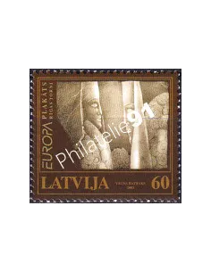 Lettonie, n° 561, collection timbres Europe