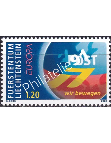 Liechtenstein, n° 1251, collection timbres Europe