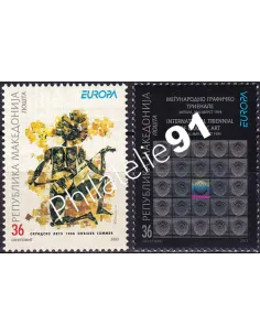 MACÉDOINE, n° 271 à 272, collection timbres Europe