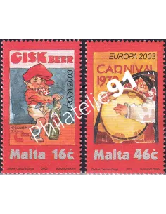 MALTE, n° 1243 à 1244, collection timbres Europe