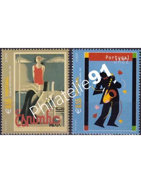 Portugal, n° 2656 à 2657, collection timbres Europe