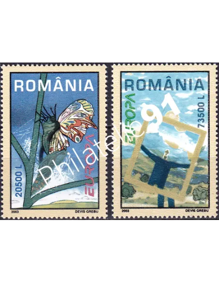 ROUMANIE, n° 4815 à 4816, collection timbres Europe