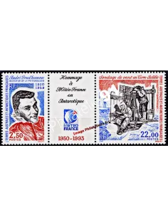 TAAF, n° 183A, Triptyque, Collection timbres Dom-Tom