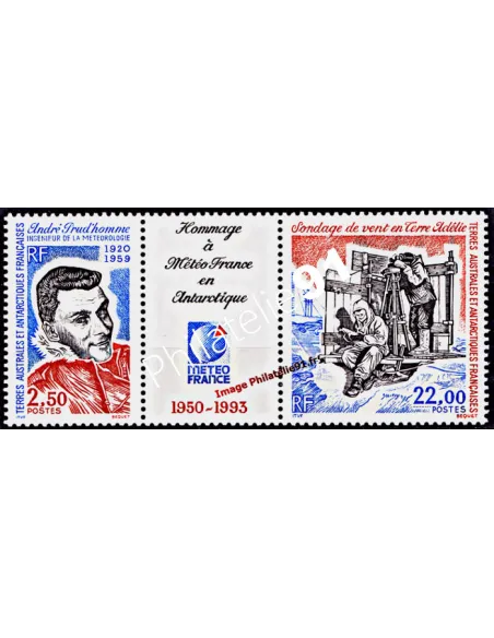 TAAF, n° 183A, Triptyque, Collection timbres Dom-Tom