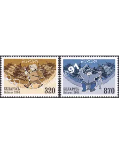 Biélorussie, n° 503 à 504, collection timbres Europe