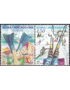 Herceg-Bosna (Rép. Croate), n° 105 à 106, collection timbres Europe