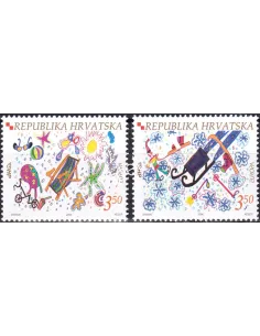Croatie, n° 641 à 642, collection timbres Europe