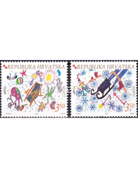 Croatie, n° 641 à 642, collection timbres Europe