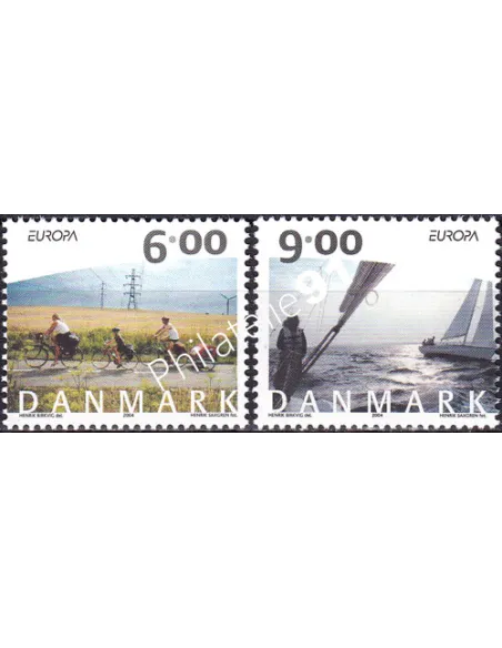 Danemark, n° 1378 à 1379, collection timbres Europe