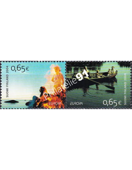 Finlande, n° 1672A, Paire, collection timbres Europe