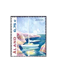 Aland, n° 235, collection timbres Europe
