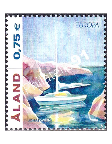 Aland, n° 235, collection timbres Europe