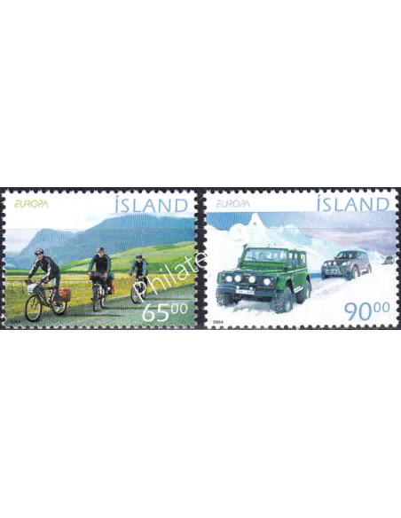 Islande, n° 994 à 995, timbres d'Europe