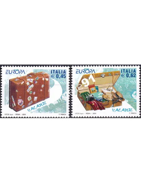 Italie, n° 2715 à 2716, collection timbres Europe