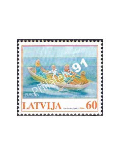Lettonie, n° 583, collection timbres Europe
