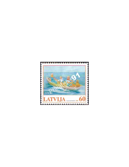 Lettonie, n° 583, collection timbres Europe