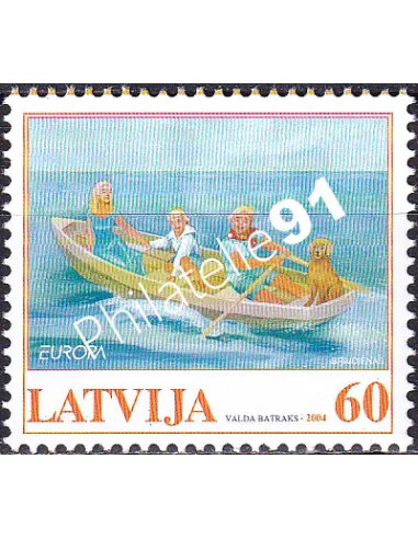 Lettonie, n° 583, collection timbres Europe