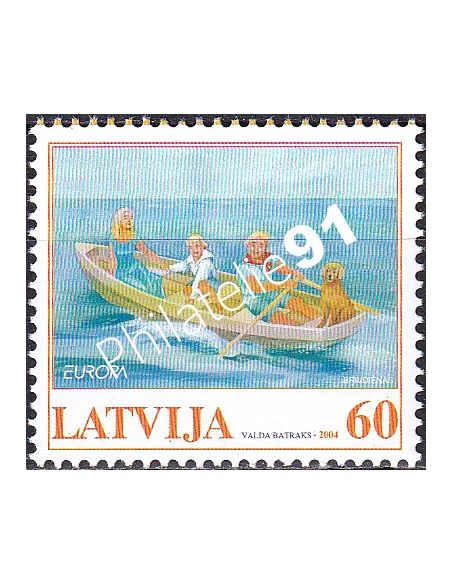 Lettonie, n° 583, collection timbres Europe
