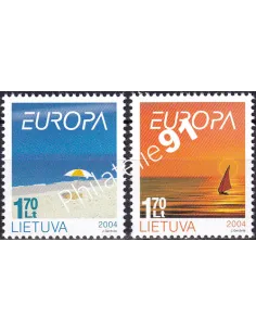 Lituanie, n° 736 à 737, collection timbres Europe