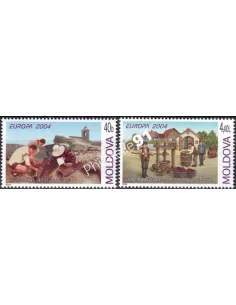 Moldavie, n° 422 à 423, collection timbres Europe